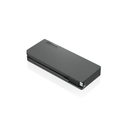 Lenovo | Powered USB-C Travel Hub | Ethernet LAN (RJ-45) ports 1 | VGA (D-Sub) ports quantity 1 | USB 3.0 (3.1 Gen 1) Type-C por - 4